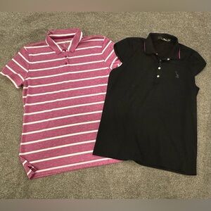 Nike dri-fit and Ralph Lauren RLX women’s golf shirt bundle size medium.